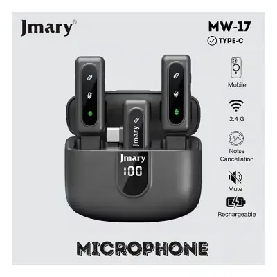 Jmary MW-17 2.4G Wireless Microphone for Mobile